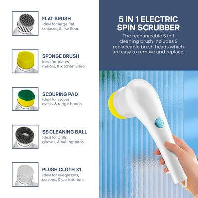 Une brosse de nettoyage portable pour le nettoyeur à rotation électrique dans la cuisine