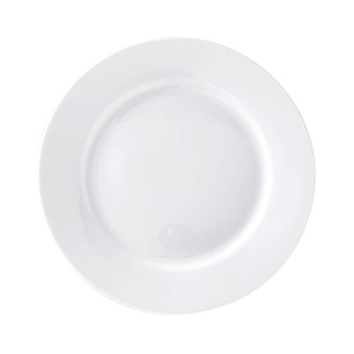 Plateaux en céramique blanche pour le restaurant