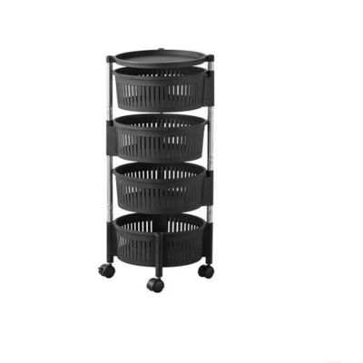 Organisez efficacement votre armoire de cuisine avec un entrepôt de garde-manger multifonctionnel à 4 couches