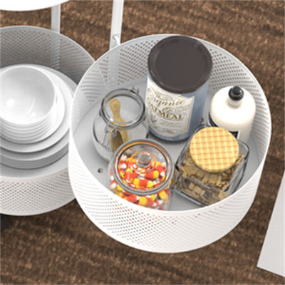 Entrepôt de cuisine durable 3/4/5 couches d'étagères rotatives pour une maison plus verte
