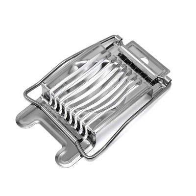 Coupeuse de bananes en acier inoxydable à conserve de jambon d'œuf 14*9,5*2,2 cm Outils d'œufs pour œufs bouillis