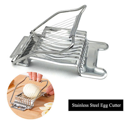 Coupeuse de bananes en acier inoxydable à conserve de jambon d'œuf 14*9,5*2,2 cm Outils d'œufs pour œufs bouillis