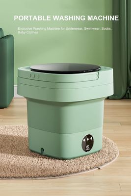 La machine à laver miniature de 1,8 kg et le séchoir rotatif pliable pour les espaces compacts