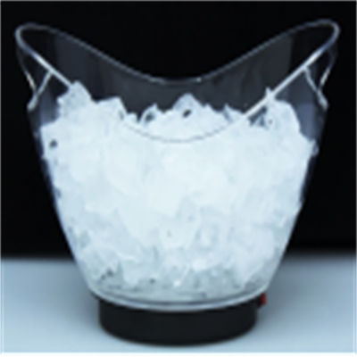 Boîtes de glace Tongs Type Grand récipient en plastique de bière avec poignées et éclairage LED