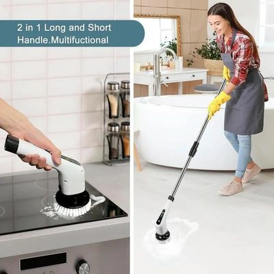 La brosse à nettoyer électrique en plastique blanc est la plus vendue