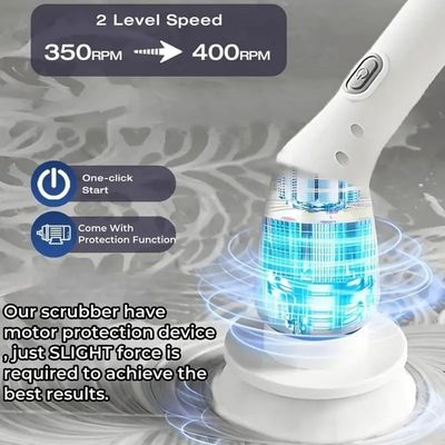 La brosse à nettoyer électrique en plastique blanc est la plus vendue