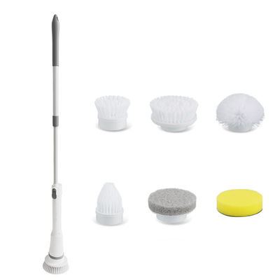 7 Têtes de pinceau remplaçables Purificateur électrique pour nettoyer le sol de la cuisine de la salle de bain