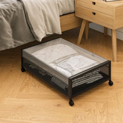 Étagère de rangement antipoussière pour le tri des vêtements et des jouets