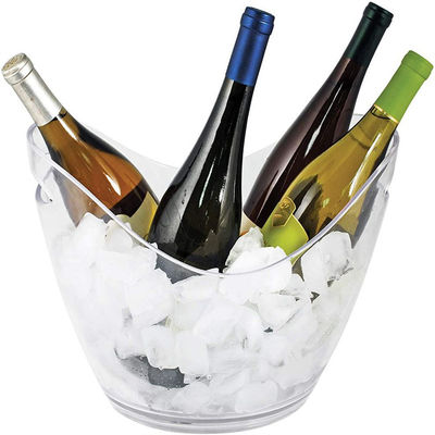 8L LED Bouteille de glace en plastique acrylique Style de conception moderne pour le bar de fête Bouteilles Tongs Type