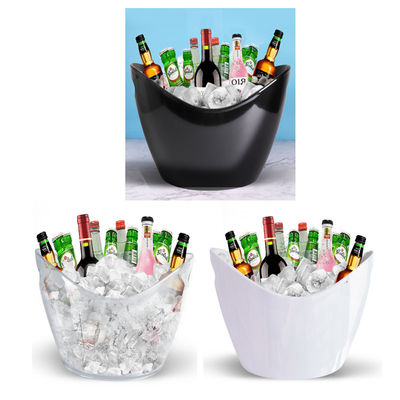 8L LED Bouteille de glace en plastique acrylique Style de conception moderne pour le bar de fête Bouteilles Tongs Type