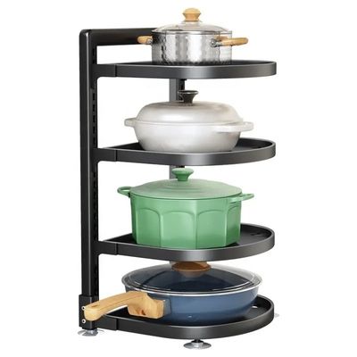 29*27*45cm G-Ting 4 niveaux Rack pour les pots et casseroles suspendus Organisation de cuisine