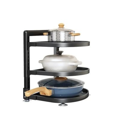 Organiseur de pots et de casseroles réglable 3 niveaux avec logo personnalisé