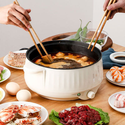 Couche antiadhésive maison Skillet électrique Chaudron électrique portable pour ménage