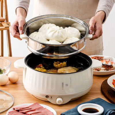 Couche antiadhésive maison Skillet électrique Chaudron électrique portable pour ménage