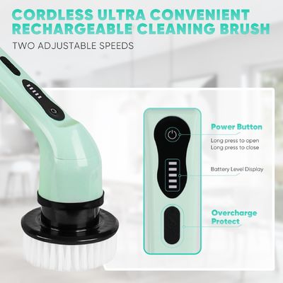 Purificateur électrique à rotation sans fil de baignoire de cuisine nettoyeur de baignoire brosse pour le nettoyage domestique