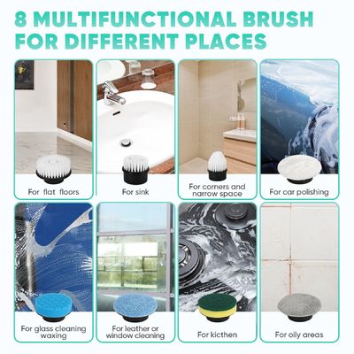 Purificateur électrique à rotation sans fil de baignoire de cuisine nettoyeur de baignoire brosse pour le nettoyage domestique