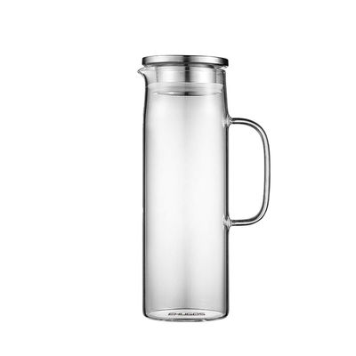 Zapper de jus ménager avec verre à borosilicate élevé épaissi et couvercle en acier inoxydable