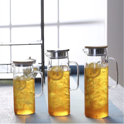 Zapper de jus ménager avec verre à borosilicate élevé épaissi et couvercle en acier inoxydable