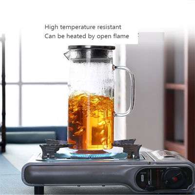 Zapper de jus ménager avec verre à borosilicate élevé épaissi et couvercle en acier inoxydable