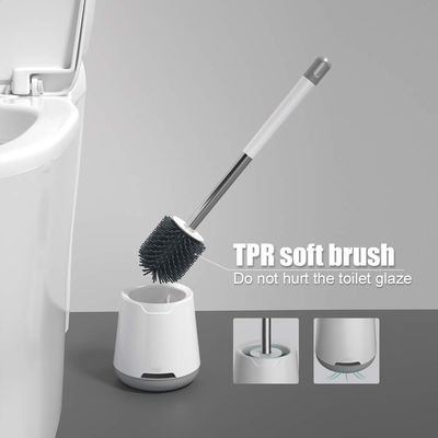 TPR Ronde Pâte de nettoyage en plastique Porteur de brosse de toilette pour une hygiène de salle de bain supérieure
