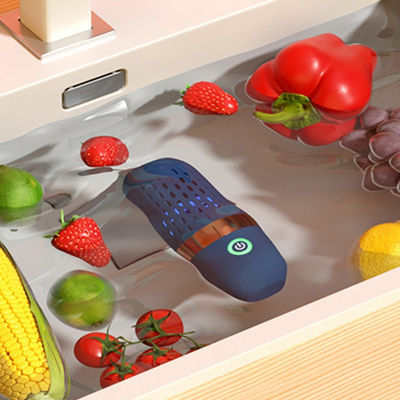 Nettoyant alimentaire sans fil à pile intégrée en forme de capsule pour petites maisons Couleur bleu foncé