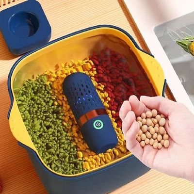 Nettoyant alimentaire sans fil à pile intégrée en forme de capsule pour petites maisons Couleur bleu foncé