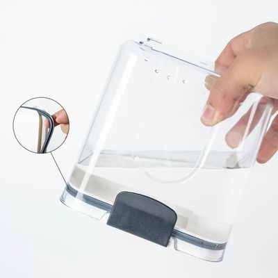 Type debout Cuisine PET Contenants de stockage de nourriture en plastique transparents étanches à l'air 4pc