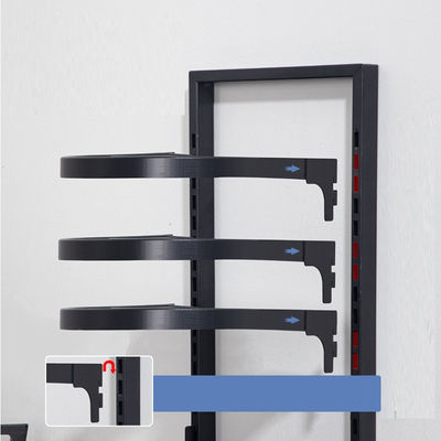 Armoire de cuisine en acier au carbone organisateur porte-pot réglable pour le stockage sous le placard