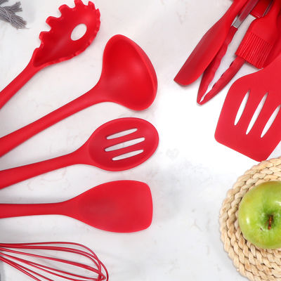 Set d' ustensiles de cuisine de 10 pièces avec poignée et planche à découper en gel de silice