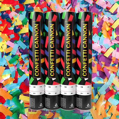 Cannon de confetti fournitures de soirée canons biodégradables à la main pour révéler le sexe