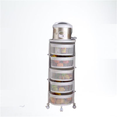 Étagère de cuisine rotative en matériau métallique de design polyvalent en PP pour rangement à domicile