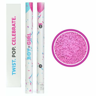 Ajoutez un élément de surprise à votre fête de fin d'année avec le canon de poudre de confetti révélant le sexe