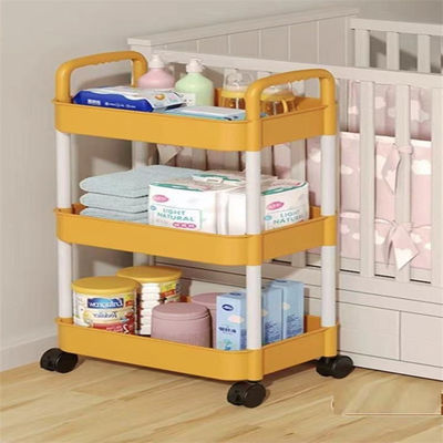 Étagère rotative de cuisine à trois couches pour le stockage multifonctionnel de légumes et de fruits