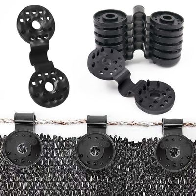 Clips de tissu d'ombre Grip de verrouillage lourd pour une variété de filet d'ombrage solaire et clip de maille en plastique