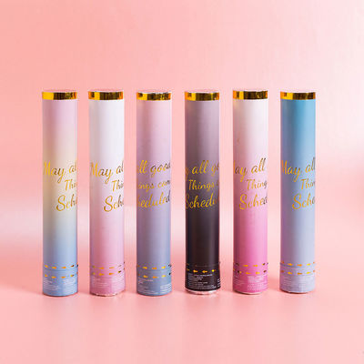 Cannon de poudre de confetti avec logo personnalisé - 100 cm de fumée de poudre de confetti