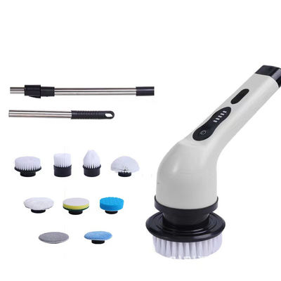 Brosses électriques de nettoyage 7 têtes de brosses remplaçables poignée réglable