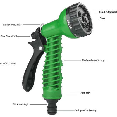 Arrosage fait simple élargissable Magic Flex chauffé tuyau de jardin 25-200FT avec pistolet à pulvérisation