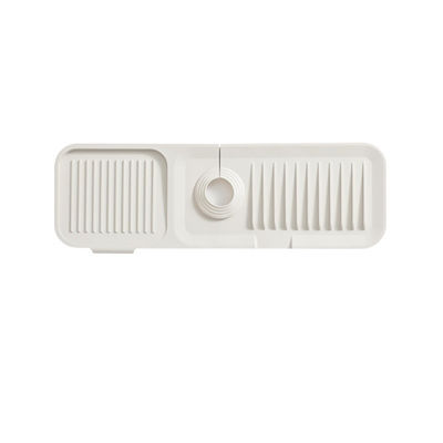Mat d'évacuation du robinet anti-éclaboussures en silicone de cuisine durable pour un comptoir extra-large