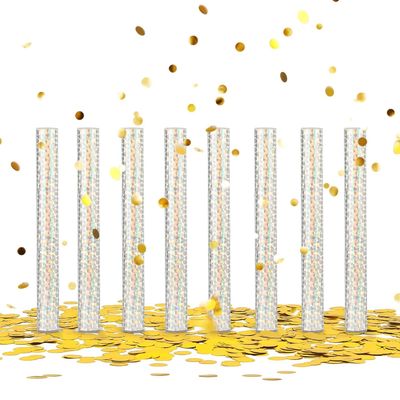 Des baguettes de confetti de mariage colorées et biodégradables pour les fêtes et les festivals