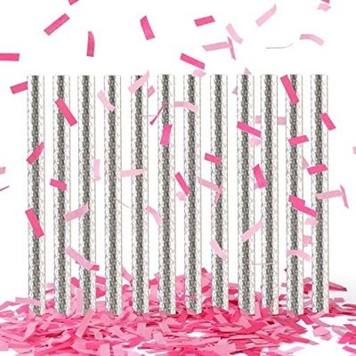 Des baguettes de confetti de mariage colorées et biodégradables pour les fêtes et les festivals