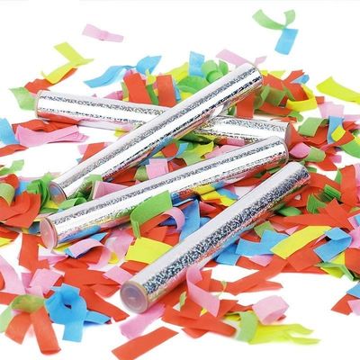 Des baguettes de confetti de mariage colorées et biodégradables pour les fêtes et les festivals