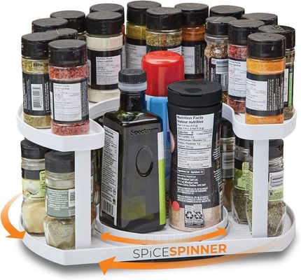 Accueil Cosmétiques Déposer des dieux ABS étagère tournante organisateur de cabinet avec logo personnalisé