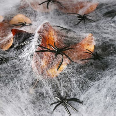 Polyester toile d'araignée fil de coton maison hantée décoration pour Halloween fête accessoires