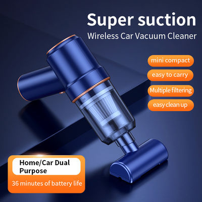 Aspirateur de voiture portable ménager de 12 V avec fonction de lumière et d'aspiration