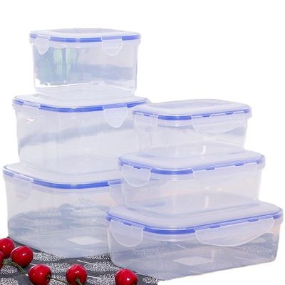 Ensemble de boîtes de rangement en plastique étanche à l' air pour contenants de stockage alimentaire multifonctionnels
