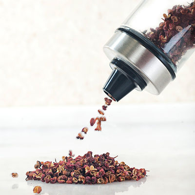 1.5KG distributeur de vinaigre d'huile Avec 360 porte-rouleaux et bouteilles en acier inoxydable
