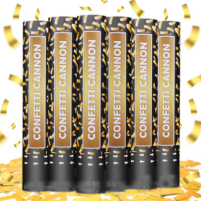 Des canons de confettis de 40 cm pour des fêtes colorées