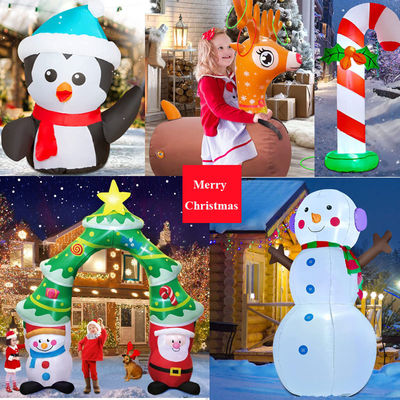 Décorations de soirée en polyester Ornements avec lumières de Noël à LED