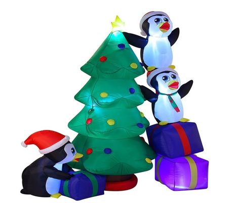 Décorations de soirée en polyester Ornements avec lumières de Noël à LED