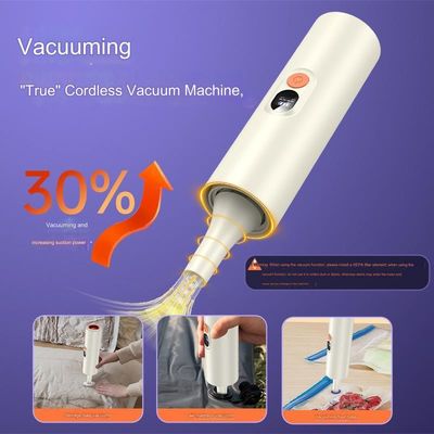 Aspirateur pour automobile sans brosses sans fil de 1400 Pa pour les vêtements et le nettoyage tout-en-un